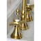 Kingston Brass KS2987ZX Millennium Widespread Bathroom Faucet W/ Brass Pop-Up, Brass KS2987ZX - alternate 7